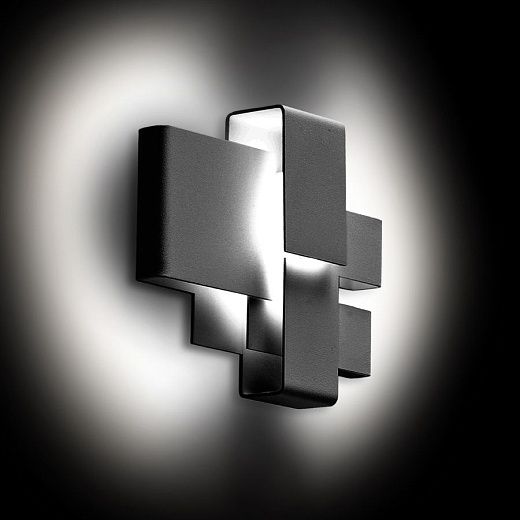 325163B4 (W898013-01-000+W898004-02-000) ARZY 1.0 black/ настенный LED 3000K 1х6  х  325163B4 (W898013-01-000+W898004-02-000)