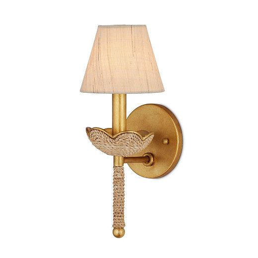 QNC-VICHY-1WB-CGL  VICHY Contemporary Gold Leaf /Natural // настенный E14 1х25  х  QNC-VICHY-1WB-CGL 