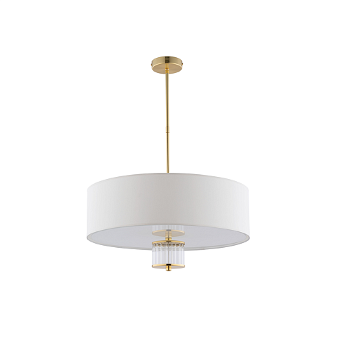 EMP-ZWD-4(ZM)-21 EMPOLI matt gold/white shade//матовый подвесной E14 4х60  х  EMP-ZWD-4(ZM)-21