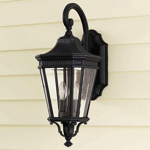 FE-COTSLN2-M-BK Cotswold Lane Black/Clear// настенный E14 2х60  х  FE-COTSLN2-M-BK