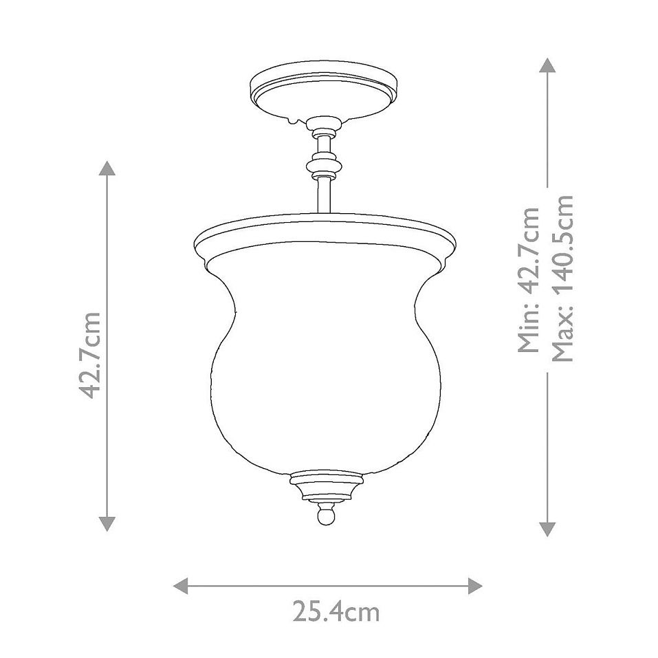 FE-PICKERING-LANE-SF  PICKERING-LANE Heritage Bronze /Clear Seedy// подвесной E14 3х40  х   
