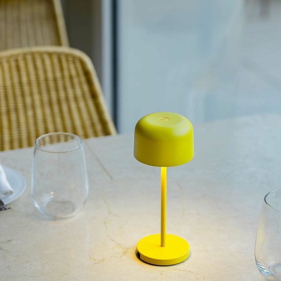 71923 MAVIS 200 Yellow/Yellow//прозрачный настольный LED 1х2  х   