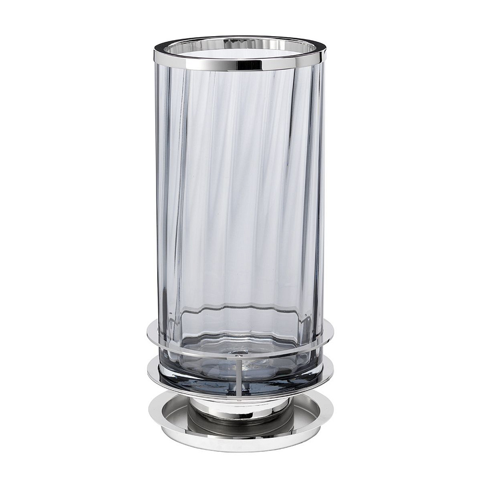 QN-ARNO-SMOKE-PN ARNO Polished Nickel/Smoked tint glass// настольный GX-53 1х9  х   
