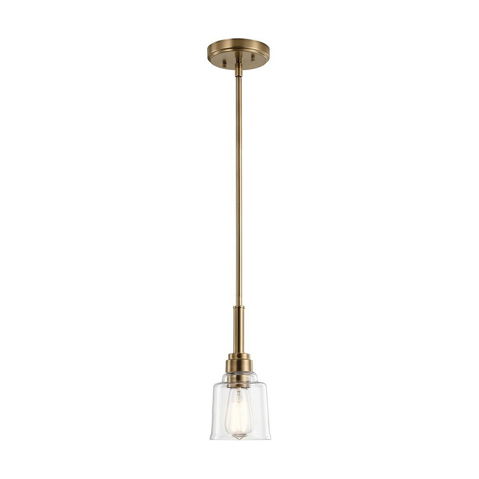 KL-AIVIAN-P-WBR AIVIAN  Weathered Brass/Clear// подвесной E27 1х60  х   