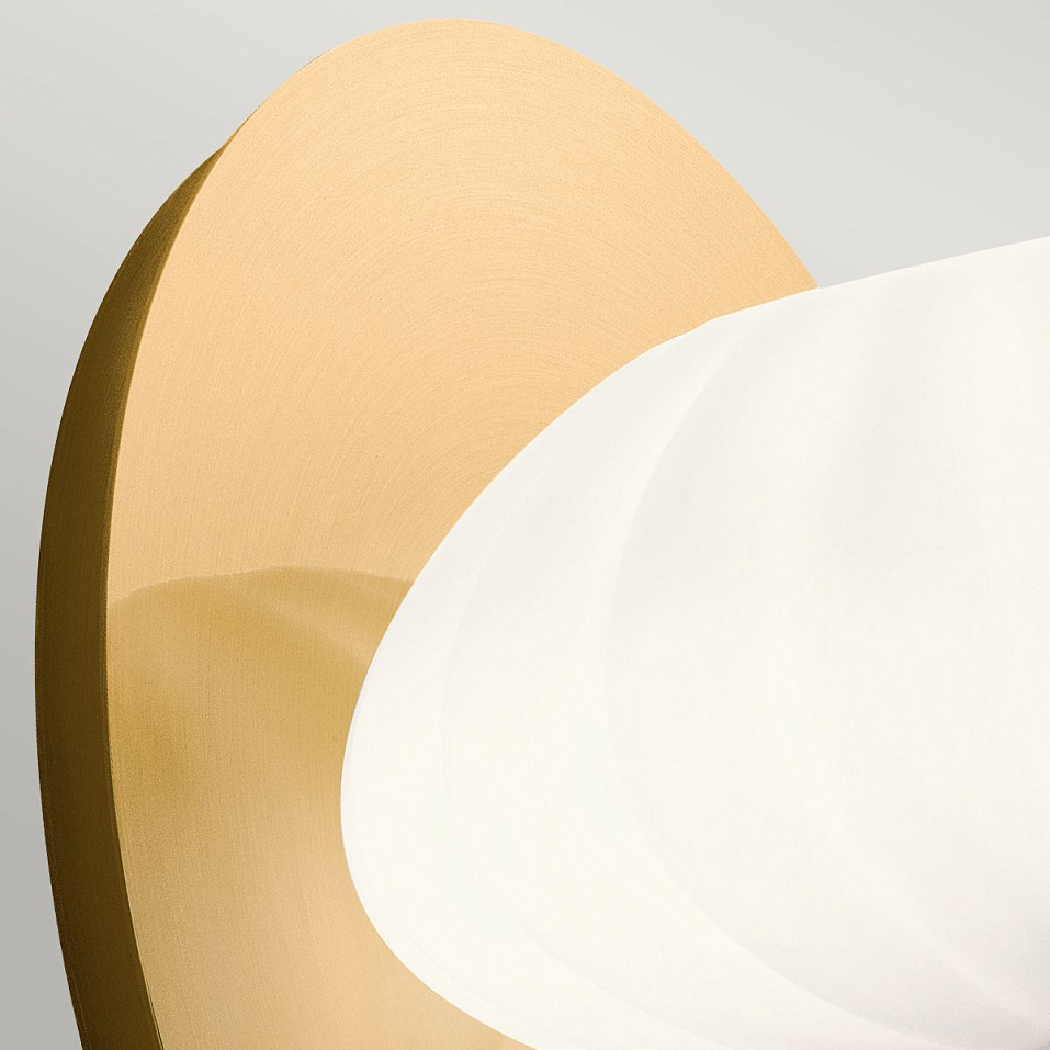 QN-PIM1-FXG PIM Fox Gold /Opal white// настенный G9 LED 1х3  х   