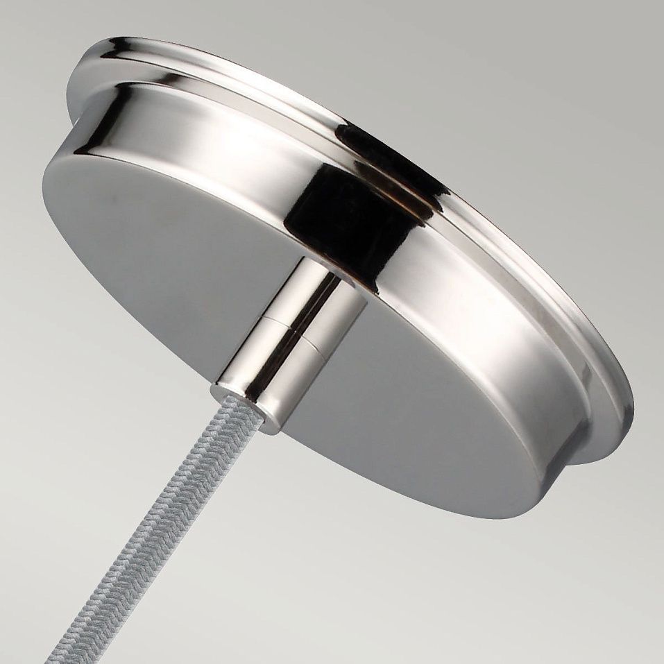 FE-BASKIN-P-A-PN BASKIN Polished Nickel /Clear// подвесной E27 1х60  х   