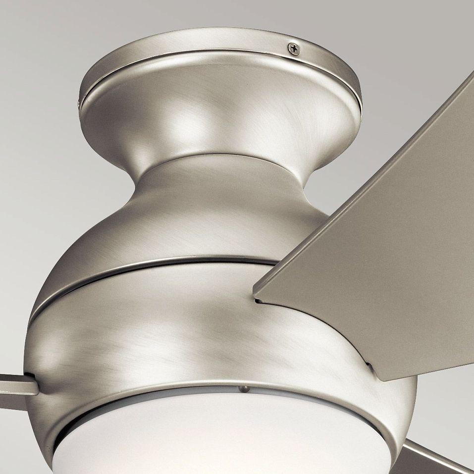 KLF-SOLA-34-BN SOLA Brushed Nickel /Opal// потолочный LED 1х10  х   