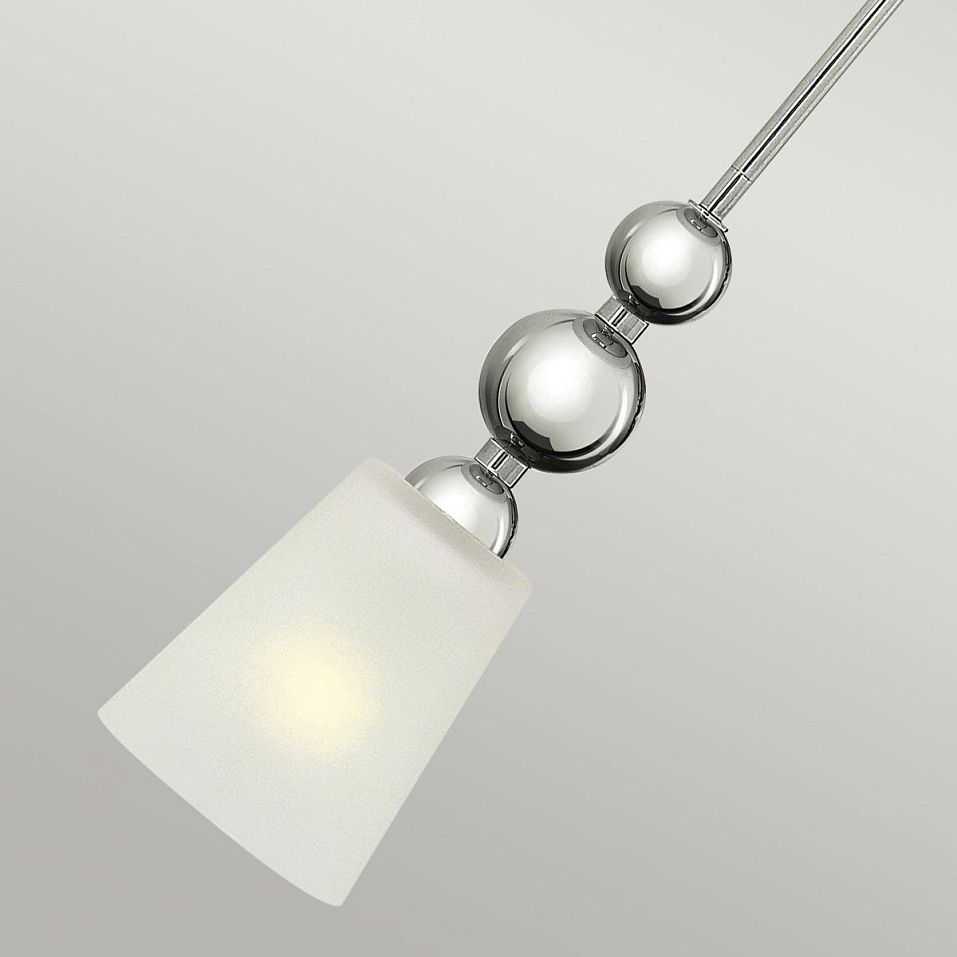 HK-ZELDA-P-A-PN ZELDA Polished Nickel /Etched Glass // подвесной E27 1х60  х   