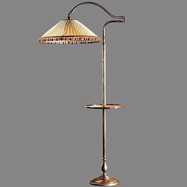 L 262/T  бронза/слоновая кость/цветная тесьма// напольный E27 1х60  х  L 262/T