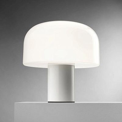 F1074009 BELLHOP GLASS WHITE/WHITE// настольный LED 1х15  х