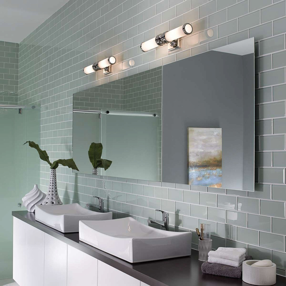 FE-PAYNE2-BATH PAYNE&PAYNE ORNATE Polished Chrome /Opal// настенный G9 2х40  х   