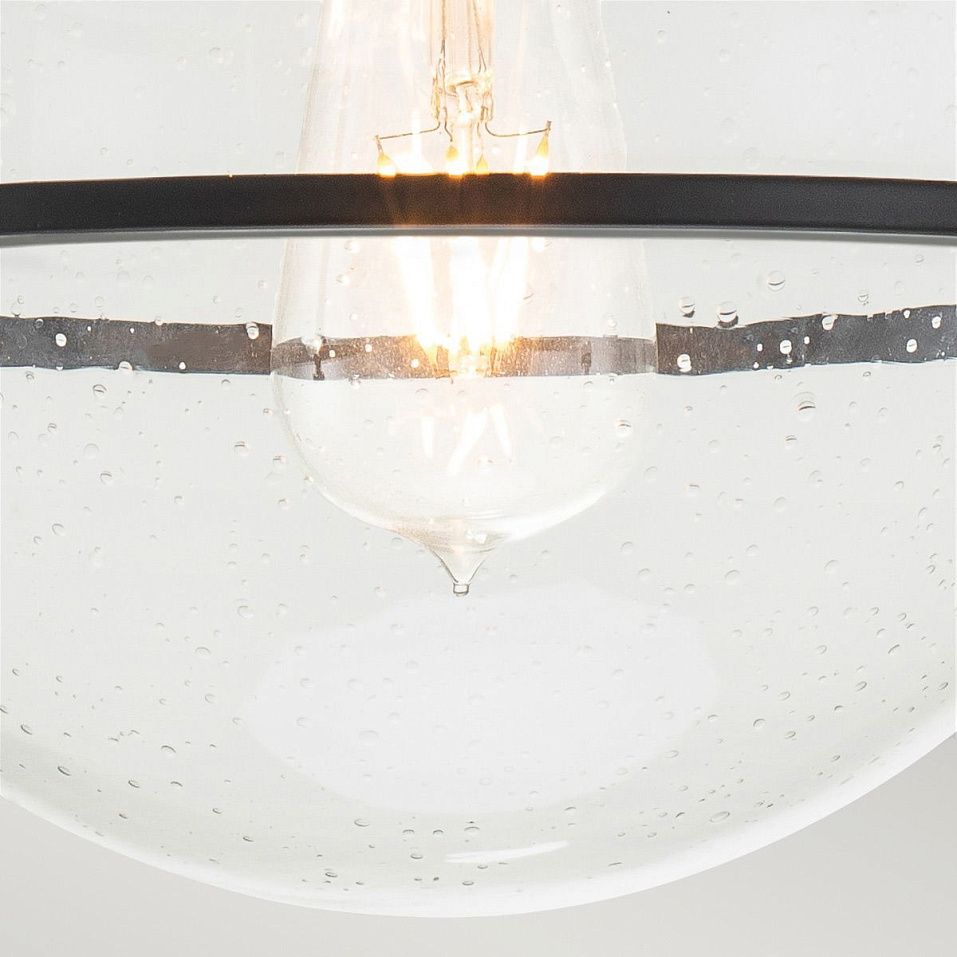 QN-SOMERSET-F-C-BK SOMERSET Black/Clear// потолочный E27 1х60  х   