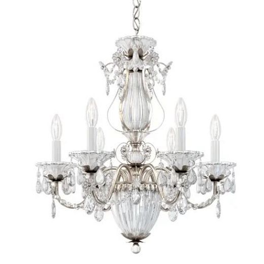 1246 48 H BAGATELLE antique silver/crystal deco// подвесной E14 7х40  х  1246 48 H