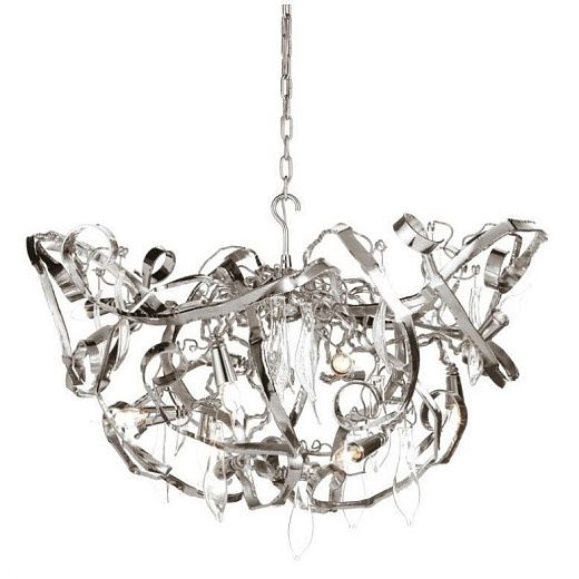 DC100N DELPHINIUM nickel/transparent//прозрачный подвесной E14 12х40  х  DC100N