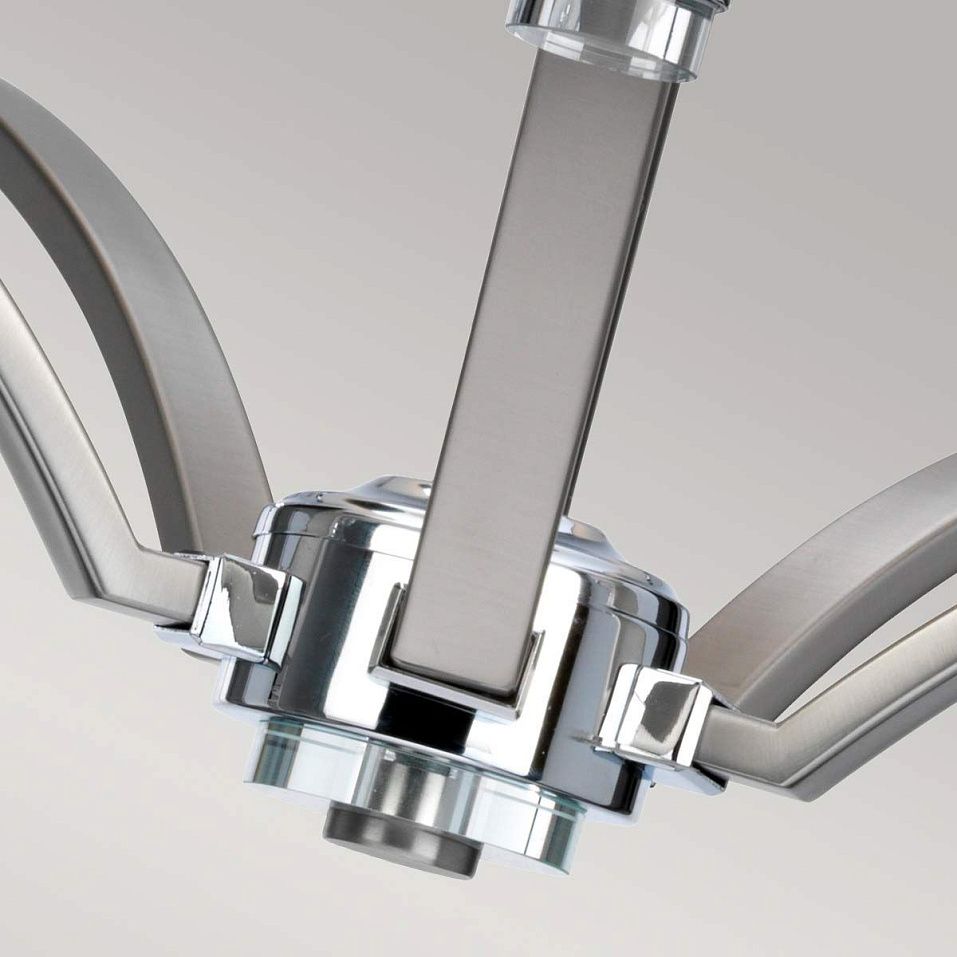 FE-PROSPECT-PARK5 PROSPECT PARK Satin Nickel with Chrome /Opal white// подвесной E27 5х60  х   
