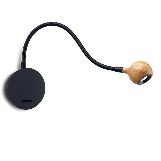 A670-001 N8 black/oak// настенный LED 2700K 1х2,1  х  A670-001