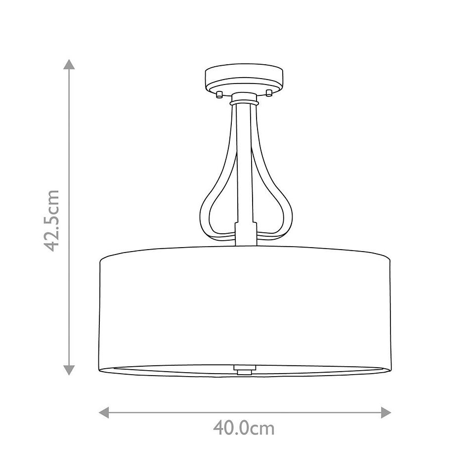 BATH-FALMOUTH-SF-PC  FALMOUTH Polished Chrome/Black//белый потолочный G9 LED 3х3  х   