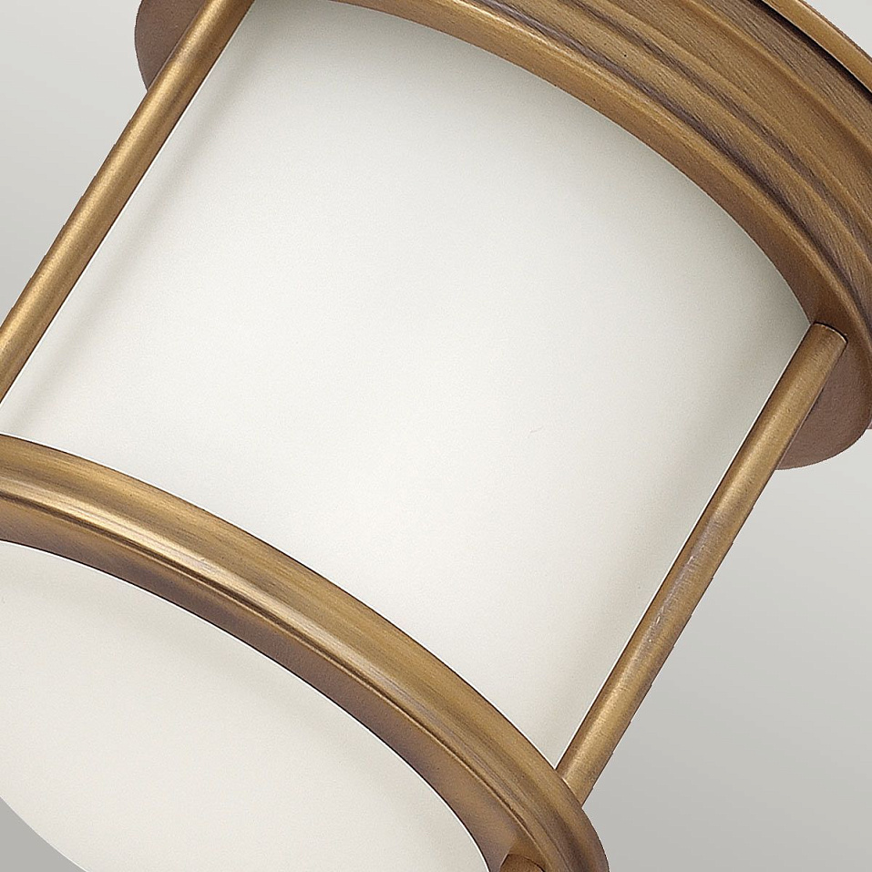 QN-HADRIAN-MINI-F-BR-OPAL HADRIAN Brushed Bronze/Opal// потолочный E27 1х60  х   