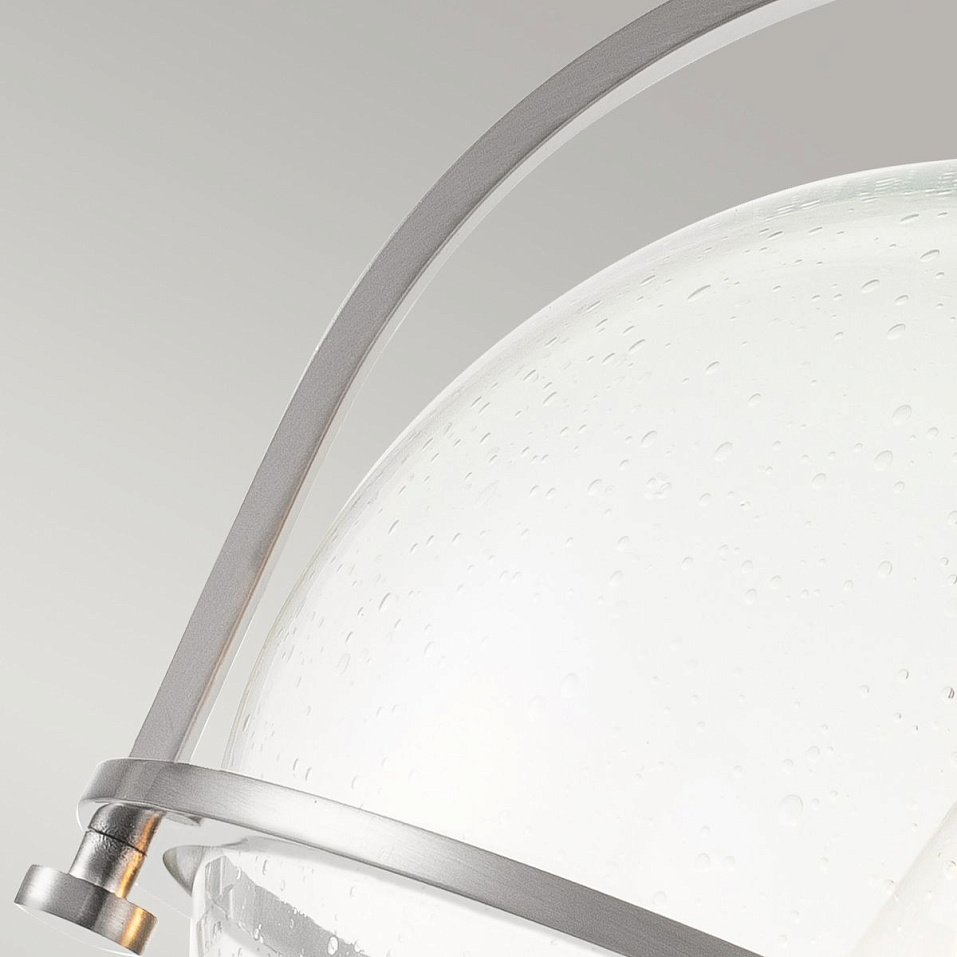QN-SOMERSET-F-C-BN SOMERSET Brushed Nickel/Clear// потолочный E27 1х60  х   