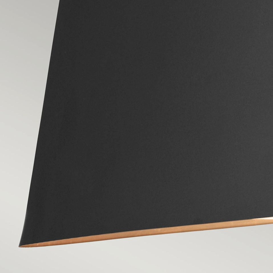 FE-ASHER-5P-MB  ASHER Midnight Black/Black/gold//матовый подвесной E14 5х60  х   