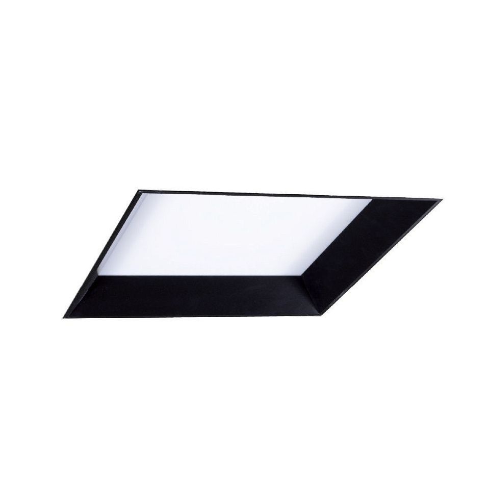 10191.11.BK.OP.3K FLORIDA SQUARE black///white встраиваемый LED 1х33  х   