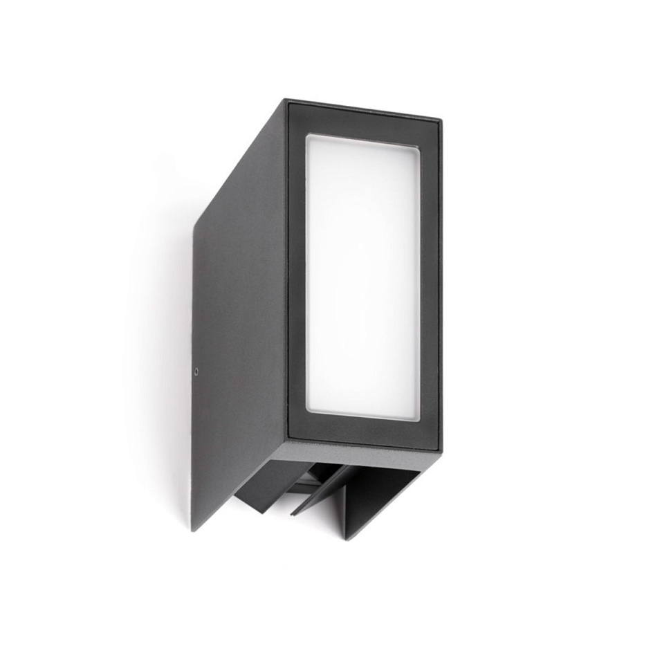 70264 LOG dark grey/opal white// настенный LED 1х9  х   