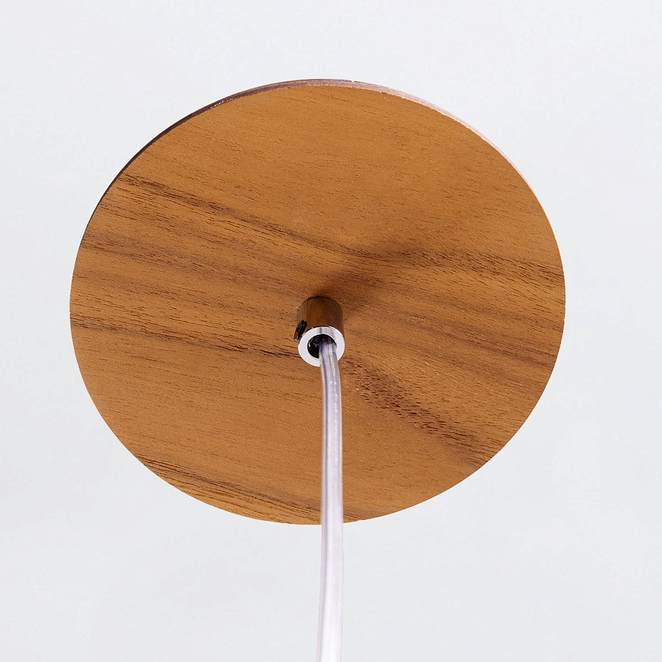 QN-DIAMOND-P-S-TEAK DIAMOND Teak Veneer/Teak Veneer// подвесной E27 1х40  х   