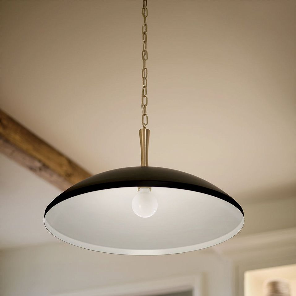 KL-DELAROSA-P-BK DELAROSA  Champagne Bronze /Black // подвесной E27 1х60  х   