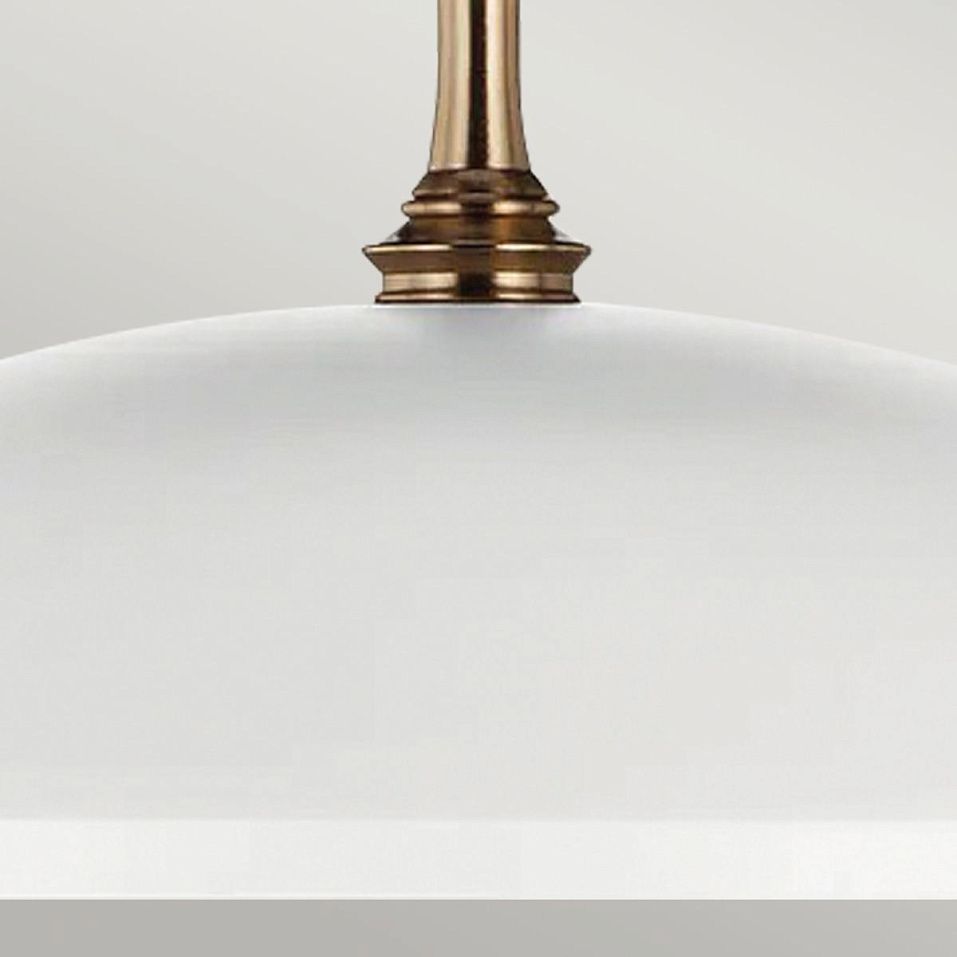 KL-DELAROSA-P-WH  DELAROSA Champagne Bronze /White // подвесной E27 1х60  х   