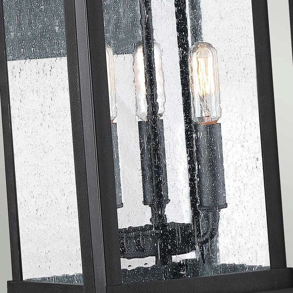 QZ-WAKEFIELD-L-TBK WAKEFIELD Earth Black/Clear Seeded// настенный E14 3х40  х   