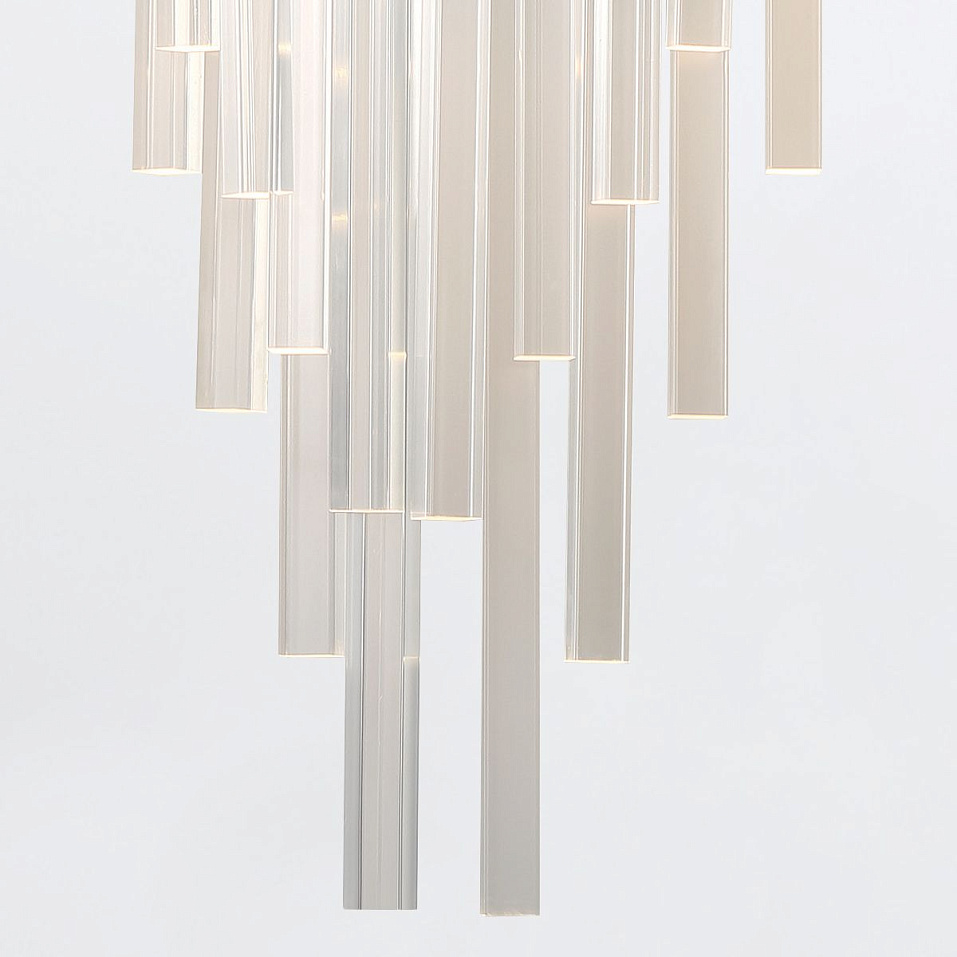 QN-VIVIEN-1W-BG VIVIEN Brushed Gold/Clear// настенный LED 1х12  х   