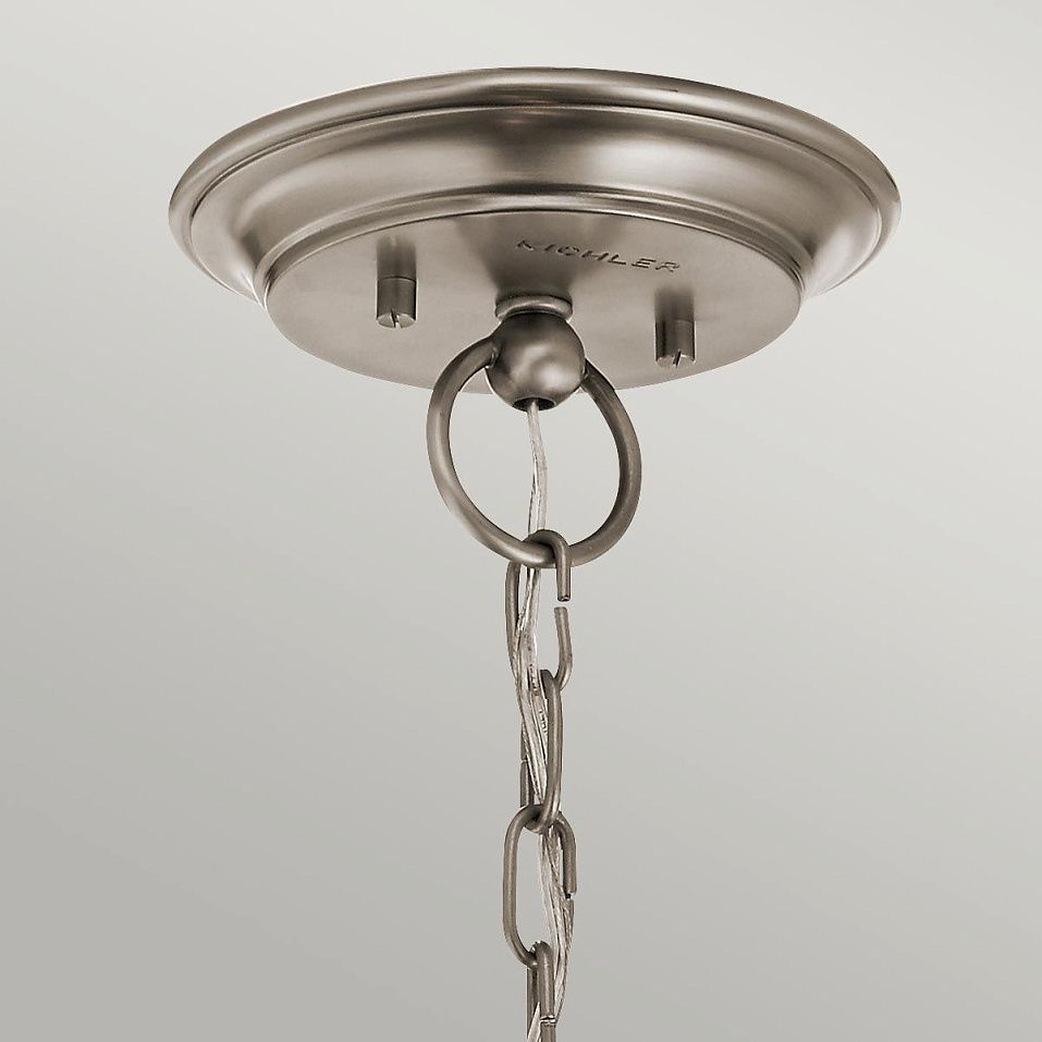 KL-WAVERLY3-CLP WAVERLY Classic Pewter/Seeded Glass// подвесной E14 3х60  х   