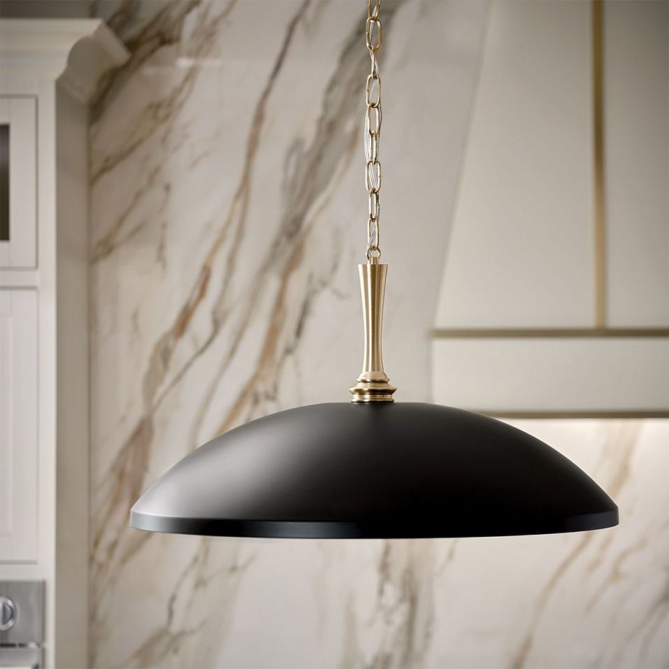 KL-DELAROSA-P-BK DELAROSA  Champagne Bronze /Black // подвесной E27 1х60  х   