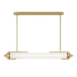 QN-ESPADA-LP-BG ESPADA Brushed Gold/Clear//прозрачный подвесной LED 1х38  х  QN-ESPADA-LP-BG