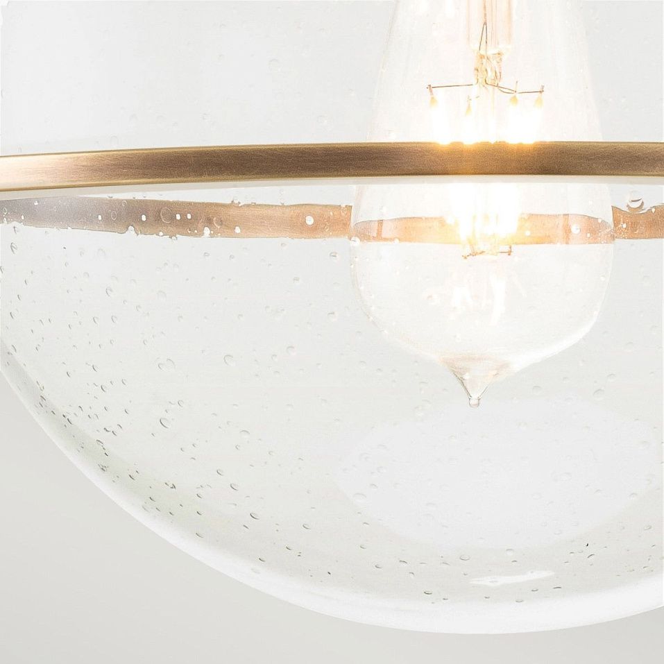 QN-SOMERSET-F-C-HB SOMERSET Heritage Brass/Clear// потолочный E27 1х60  х   