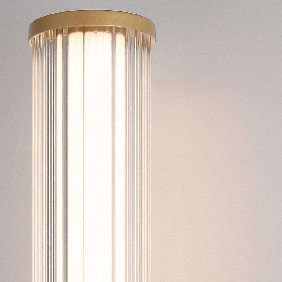 QN-FAYTON-M-BG FAYTON Brushed Gold/Clear// настенный LED 1х21,6  х   