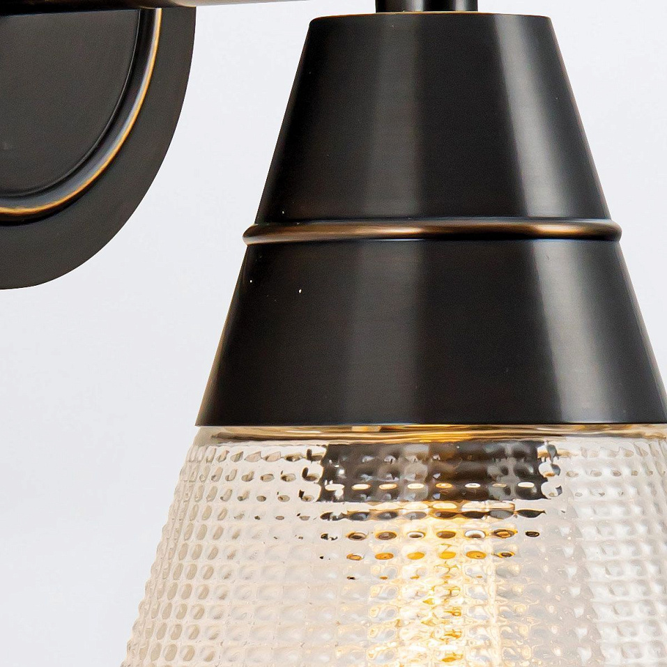 QN-WILLARD-1WB-UBZ-PG WILLARD Urban Bronze/Clear Prismatic// настенный E27 1х60  х   