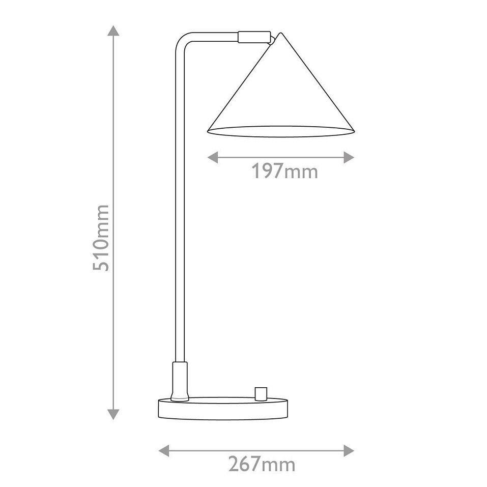 ALM-REMYCK-TL-BK REMYCK  Matte Black / Matte Black // настольный E27 1х60  х   