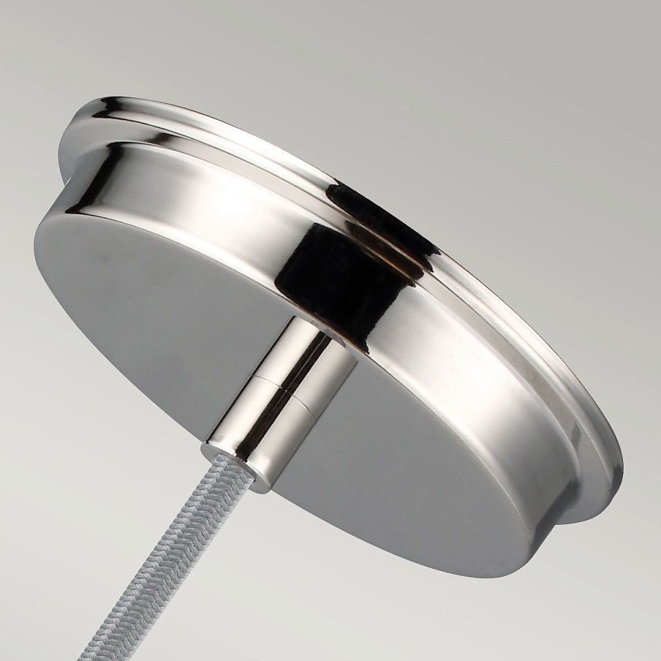 FE-BASKIN-P-B-PN BASKIN Polished Nickel /Clear// подвесной E27 1х60  х   