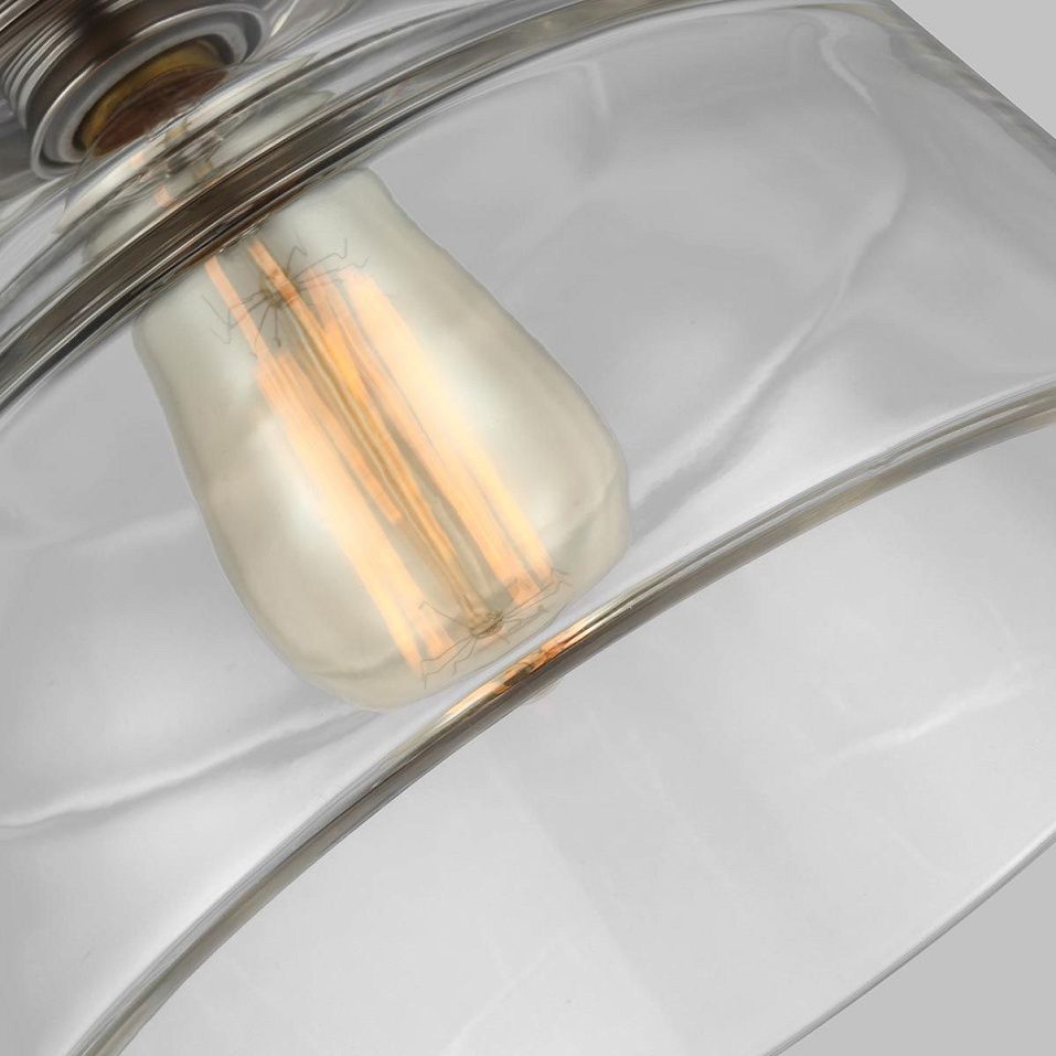 FE-BASKIN-P-A-PN BASKIN Polished Nickel /Clear// подвесной E27 1х60  х   
