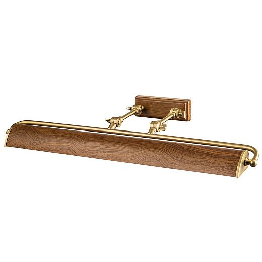 WINCHFIELD-PLL-AB-OAK WINCHFIELD Aged Brass & Oak Effect/Oak Effect// настенный E14 4х40  х  WINCHFIELD-PLL-AB-OAK