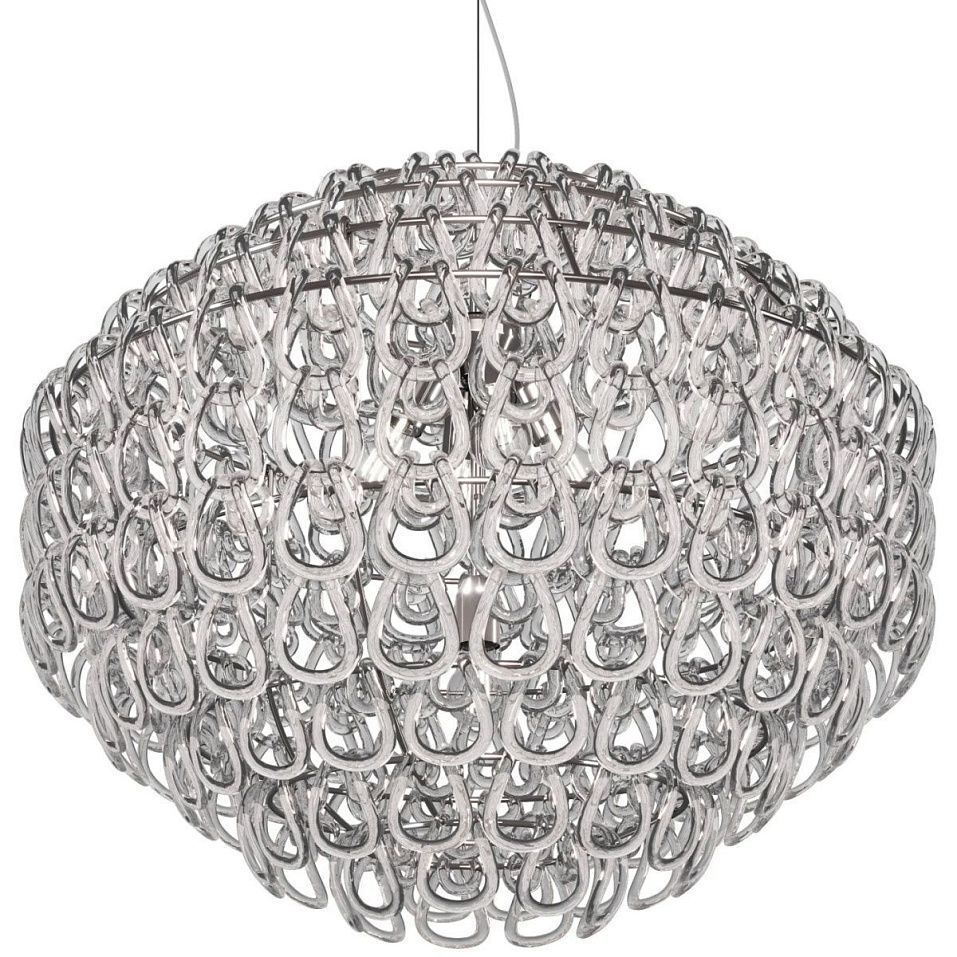 GIOGALI SP80 CR  chrom/clear// подвесной E27 5х77  х   