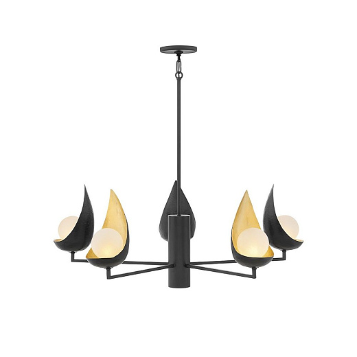 QN-REN5 REN черный/золото/белый// подвесной G9 5х40 GU10LED 1х5  QN-REN5