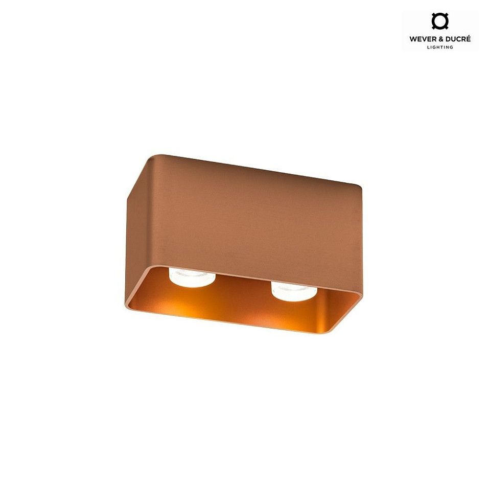 146420P0 (912010W0x2 + 911023P1) DOCUS copper/ потолочный GU10 2х35  х   