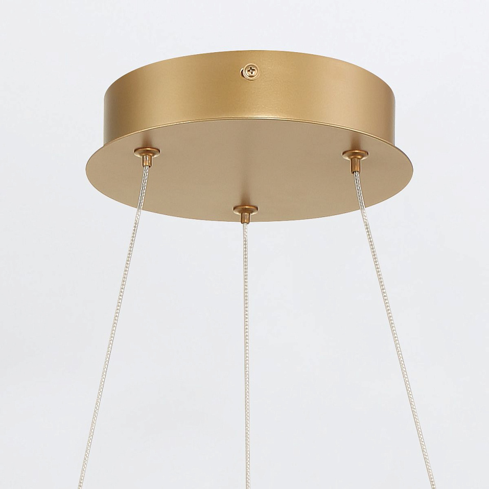 QN-CADOUX-P-BG CADOUX Brushed Gold///белый подвесной LED 1х54  х   