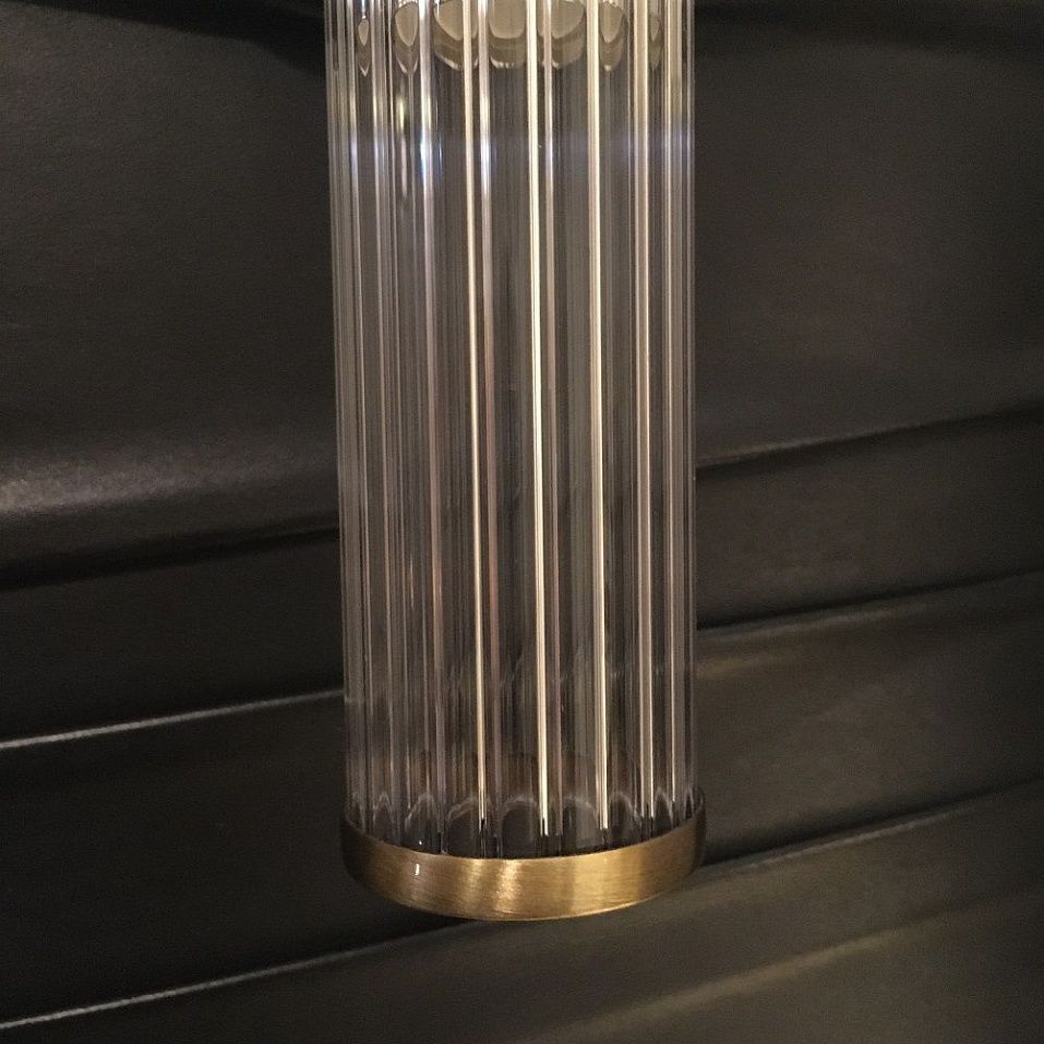 SAL-K-2(P) SALETTO patina brass/clear// настенный E14 2х40  х   