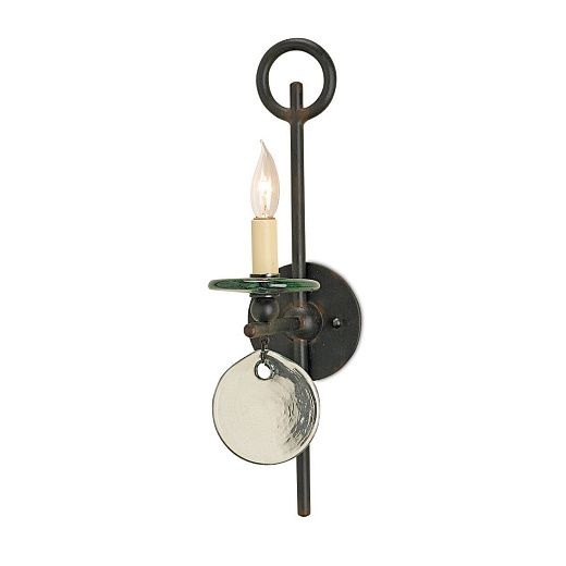 QNC-SETHOS-WB-ABK SETHOS Old Iron/Recycled Glass /// настенный E14 1х60  х  QNC-SETHOS-WB-ABK