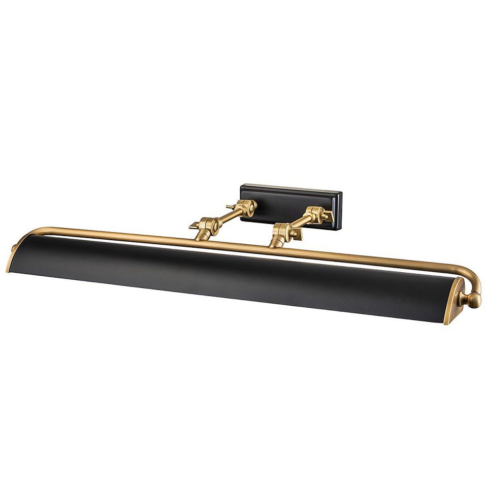 WINCHFIELD-PLL-AB-MB WINCHFIELD Aged Brass & Matte Black /Matte Black// настенный E14 4х40  х   
