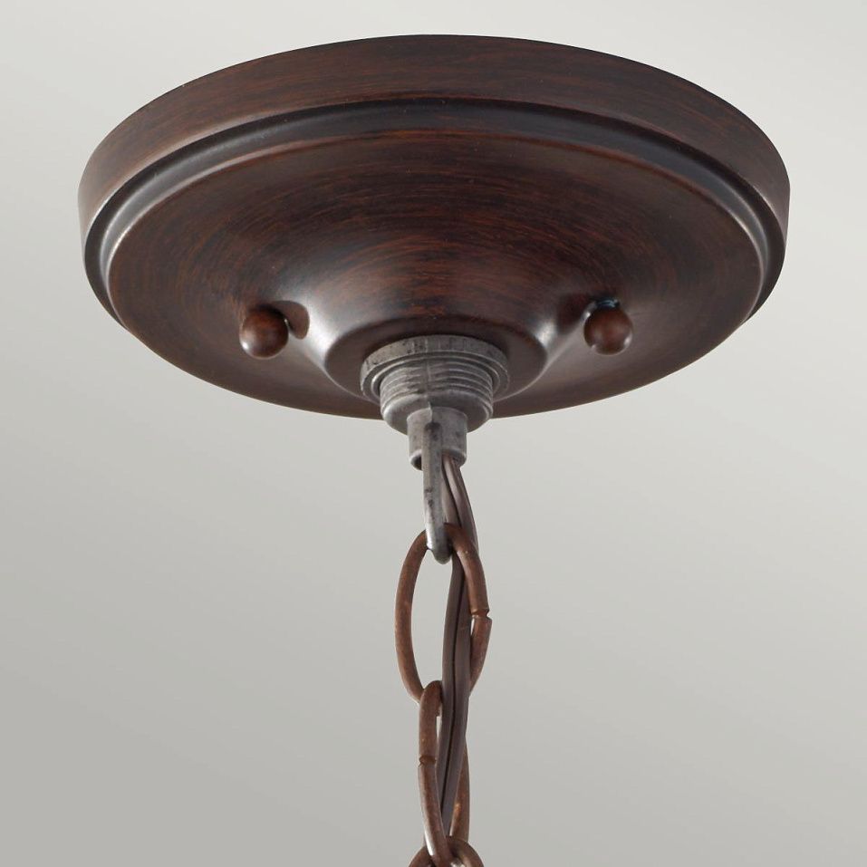 FE-PICKERING-LANE-SF  PICKERING-LANE Heritage Bronze /Clear Seedy// подвесной E14 3х40  х   