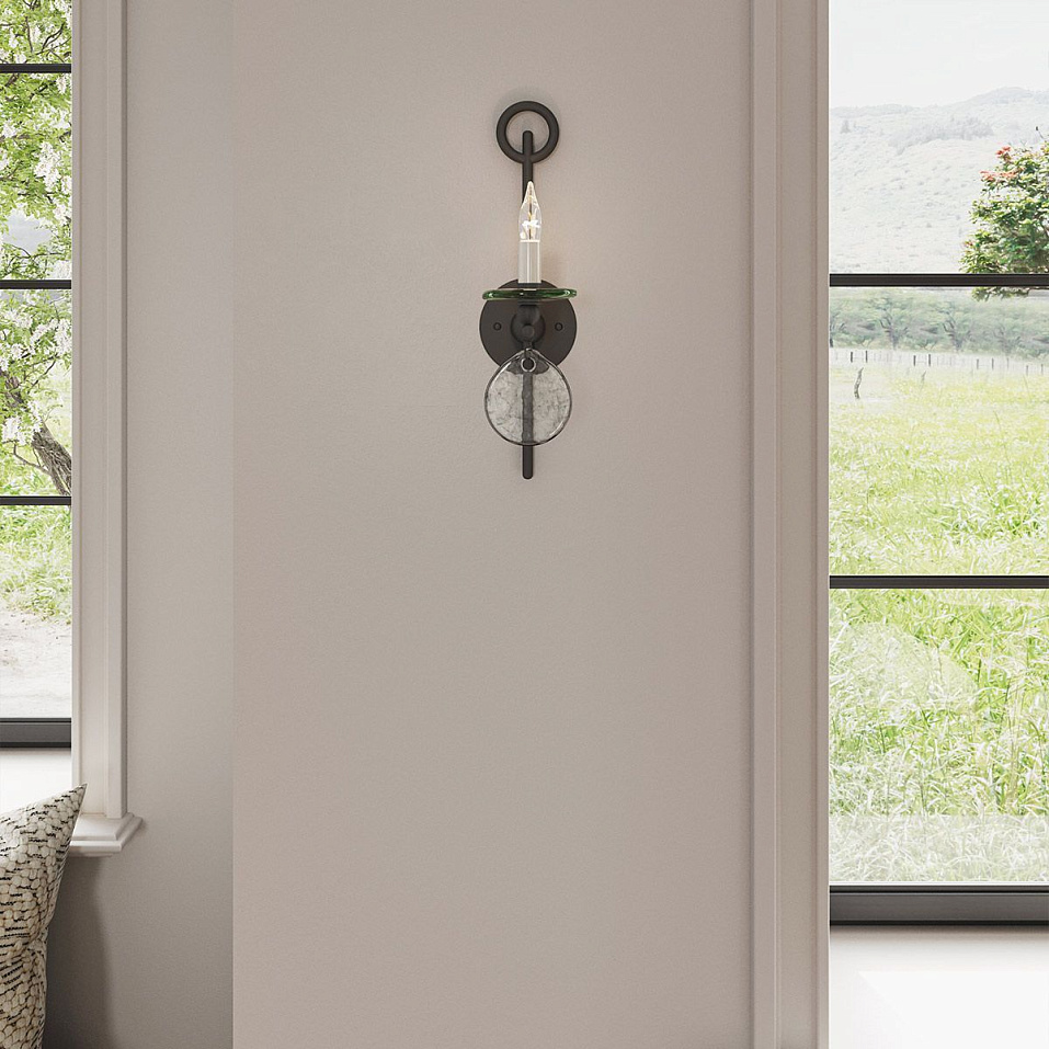 QNC-SETHOS-WB-ABK SETHOS Old Iron/Recycled Glass /// настенный E14 1х60  х   